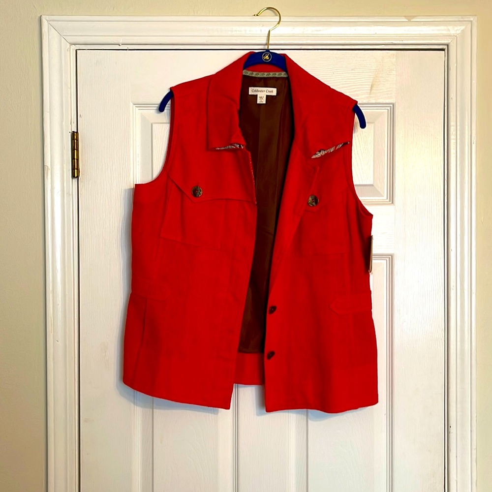 Coldwater Creek Red vest
